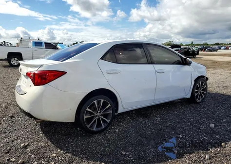 2017 Toyota Corolla L z USA, uszkodzony, nr VIN 2T1BURHE1HC907875